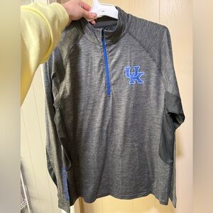 Colosseum Kentucky Charcoal Half-Zip